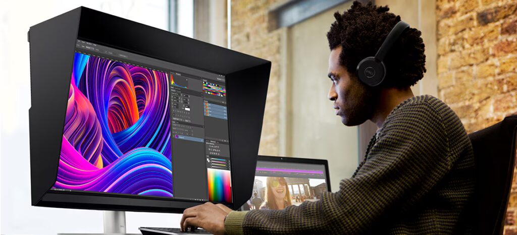 4 Rekomendasi Monitor Untuk Desain Grafis Terbaik monitor untuk desain grafis,monitor desain grafis Monitor Dell UltraSharp untuk Desain Grafis. Source: dell.com