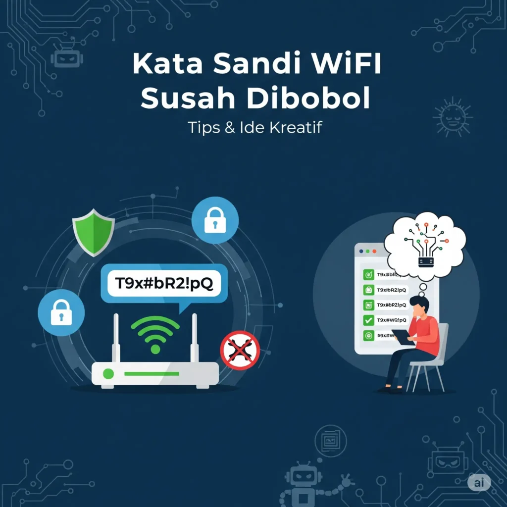 Cara Membuat Password WiFi yang Kuat dan Sulit Ditebak cara membuat password wifi yang kuat,tips membuat password wifi yang aman,password wifi sulit ditebak,contoh password wifi kuat,kombinasi karakter password wifi,password wifi panjang dan rumit,cara buat kata sandi wifi susah dibobol,password wifi kombinasi huruf angka simbol,hindari password wifi menggunakan informasi pribadi,password wifi lucu dan sulit ditebak,pentingnya ganti password wifi secara berkala,password wifi dengan akronim,contoh password wifi panjang minimal 12 karakter,password wifi anti hacker,password wifi dengan kalimat atau frasa,tips keamanan jaringan wifi,password wifi dengan simbol khusus,cara menghindari password wifi mudah ditebak,password wifi terbaik 2025,cara membuat password wifi yang tahan serangan brute force,password wifi dengan karakter acak,password wifi yang sulit dipecahkan,keamanan password wifi rumah dan kantor Cara Buat Kata Sandi WiFi Susah Dibobol